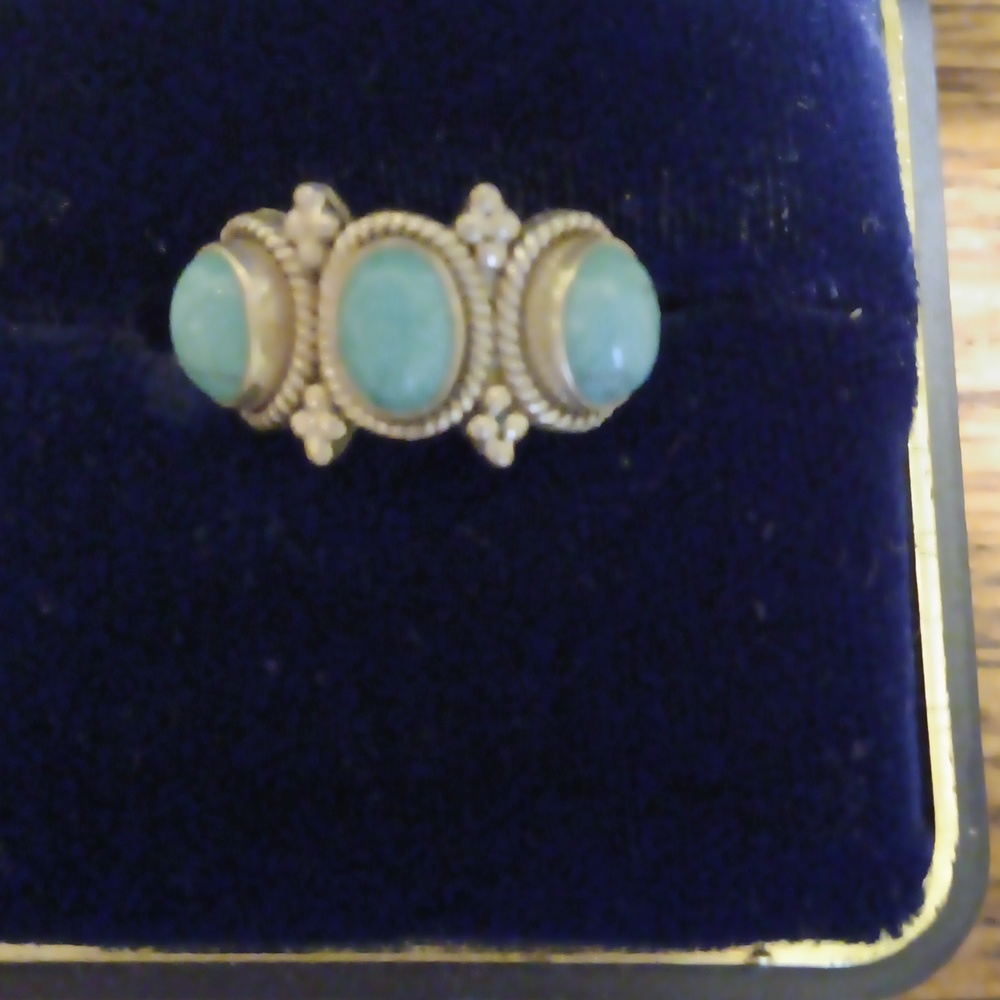 Sterling Silver and turquoise Ring